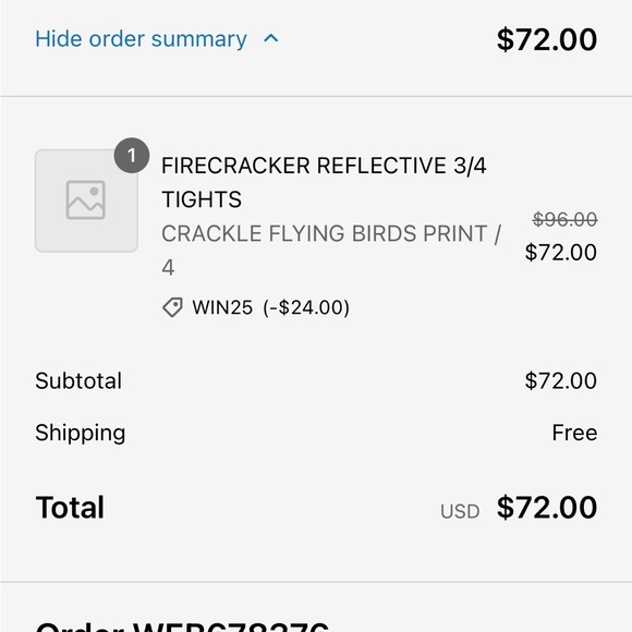 Oiselle Firecracker Reflective 3/4 Tights - Picture 11 of 11